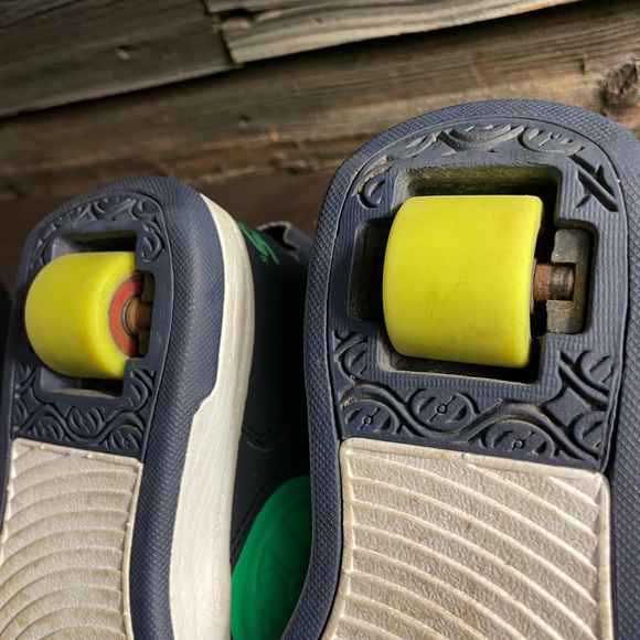 Heelys Navy Green Skate Shoes Size 2 Youth - Picture 6 of 6